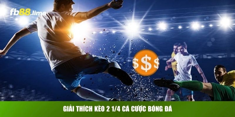 Giải thích kèo 2 1/4 cá cược bóng đá