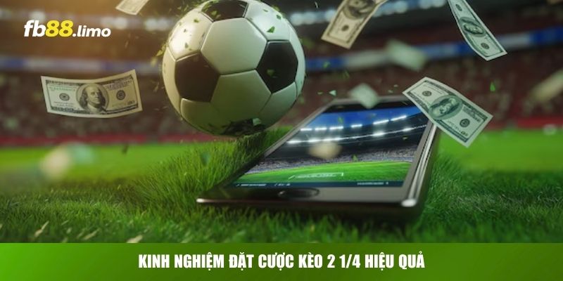 Kinh nghiệm đặt cược kèo 2 1/4 hiệu quả